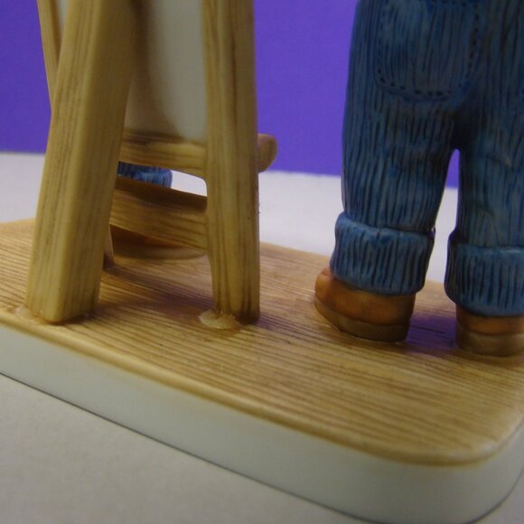 VTG Homco Home Interiors Denim Days Portrait of Debbie Figure # 15356-03 - Picture 11 of 16